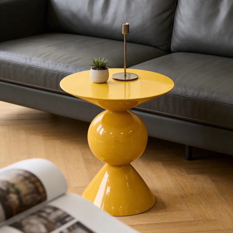 Resin Art Coffee Table - İskandinav Sehpası, Sanatsal Reçine Fiberglas Mobilya,