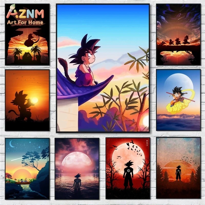 Resin Art Goku - AZNM Dragon Ball Çocuk Goku Gün