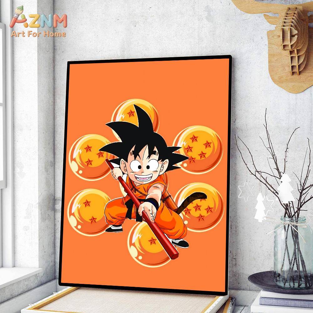 Resin Art Goku - AZNM Dragon Ball Çocuk Goku Ejder