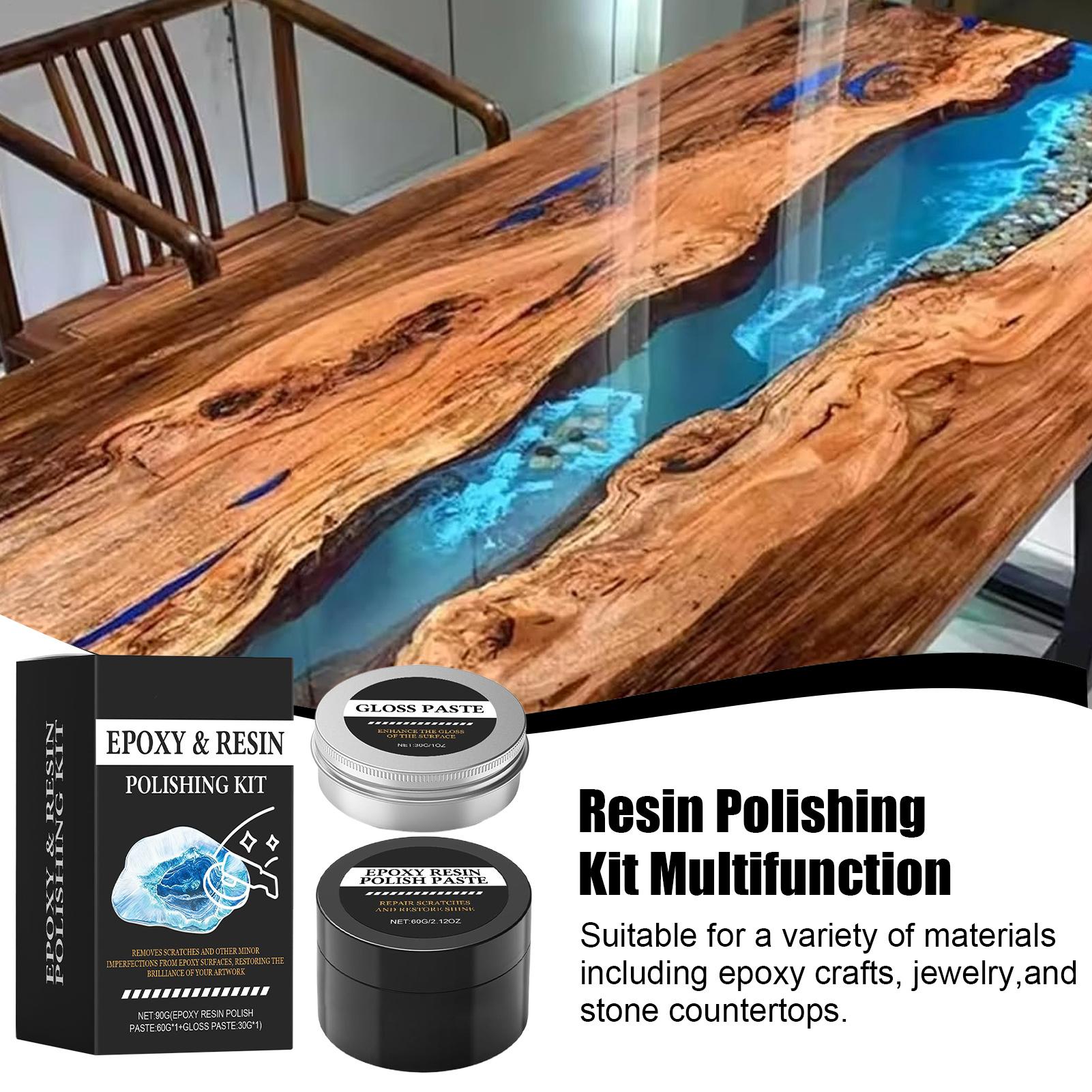 Resin Art Kit For Beginners - Epoksi Reçine Parlatma Seti - Parlaklığı