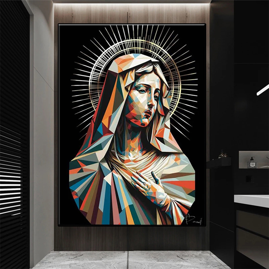 Resin Art Mary - 5D DIY elmas nakış resim soyut