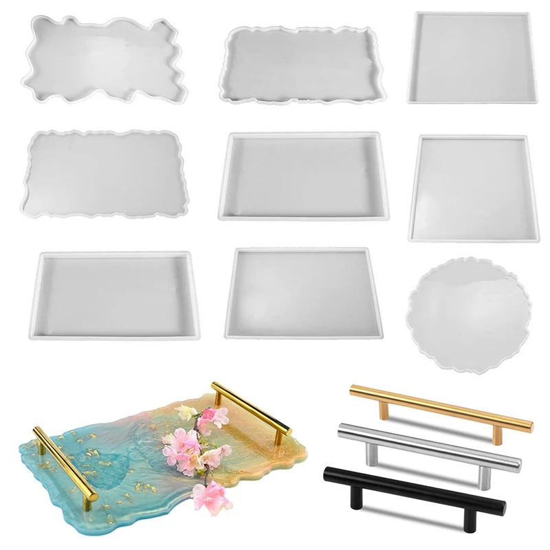 Resin Art Things - Tepsi Epoksi Reçine silikon kalıp DIY