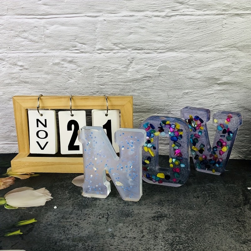 Reçine sanatı, tabela yapımı,  - Resin Art Alphabet incelemesi ve fiyatı