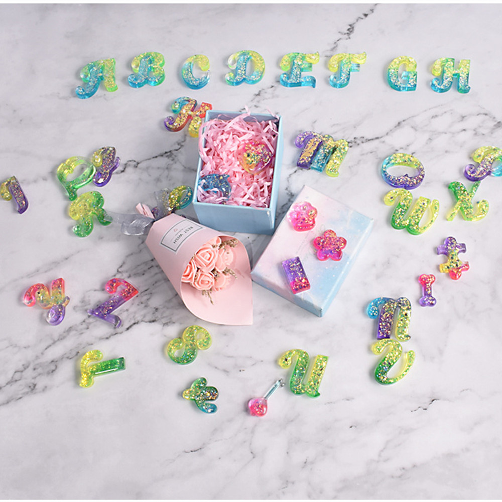 Alfabe Epoksi Reçine silikon k - Resin Art Alphabet incelemesi ve fiyatı