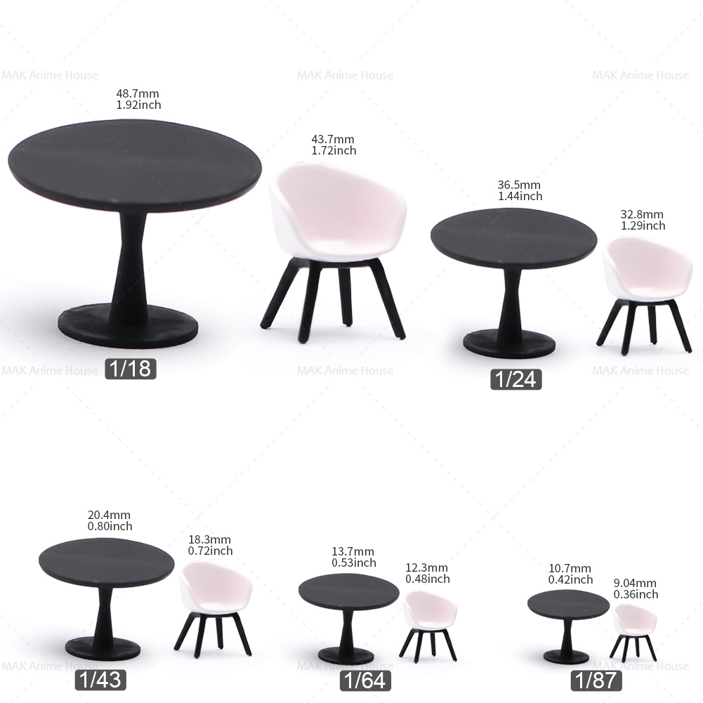 Minyatür Figürleri 1/87 1/64 1 - Resin Art Coffee Table incelemesi ve fiyatı