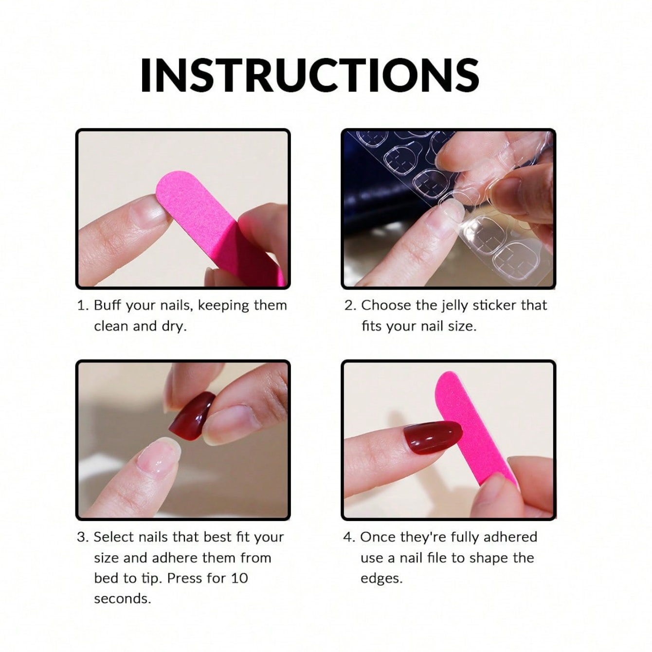 10 Adet Kısa Kare Takma Tırnak - Resin Art Online incelemesi ve fiyatı