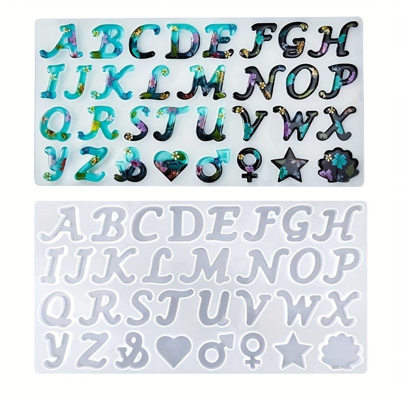 Reçine döküm kalıbı A tarzı ay - Resin Art Alphabet incelemesi ve fiyatı