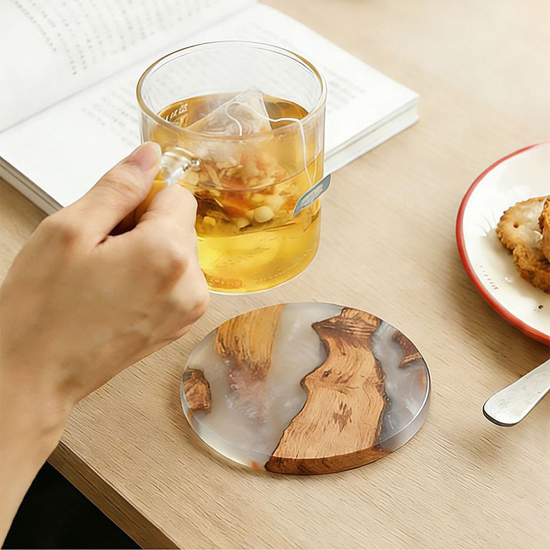 İçecek Altlığı Seti, Ahşap Bar - Resin Art Coffee Table incelemesi ve fiyatı