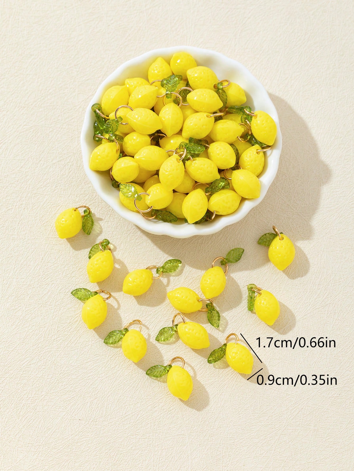 10 adet 3D limon reçine takıla - Resin Art Things incelemesi ve fiyatı