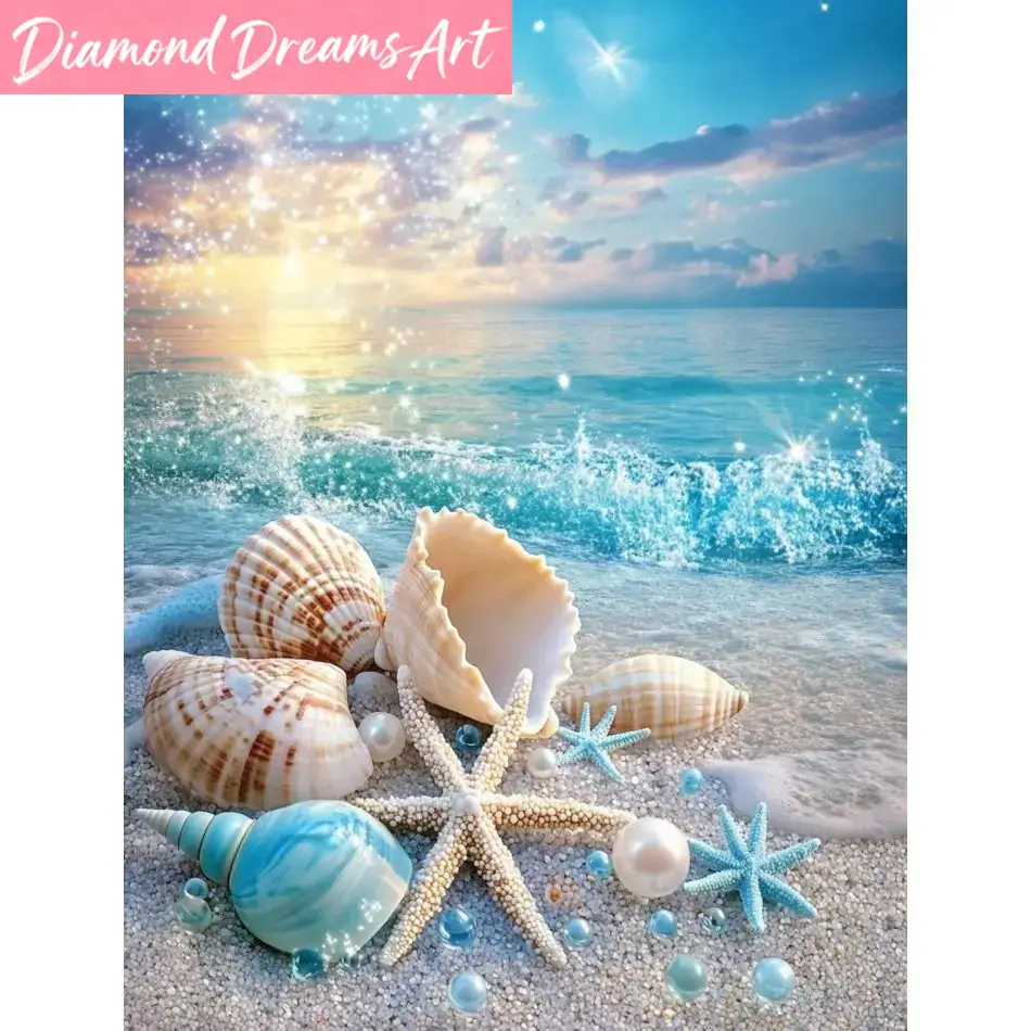 Çerçevesiz, Plaj Kabuğu Elmas  - Resin Art Kit For Beginners incelemesi ve fiyatı