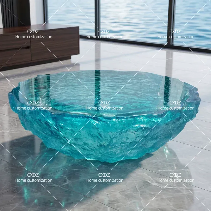 Lüks Şeffaf Epoksi Reçine Yuva - Resin Art Coffee Table incelemesi ve fiyatı