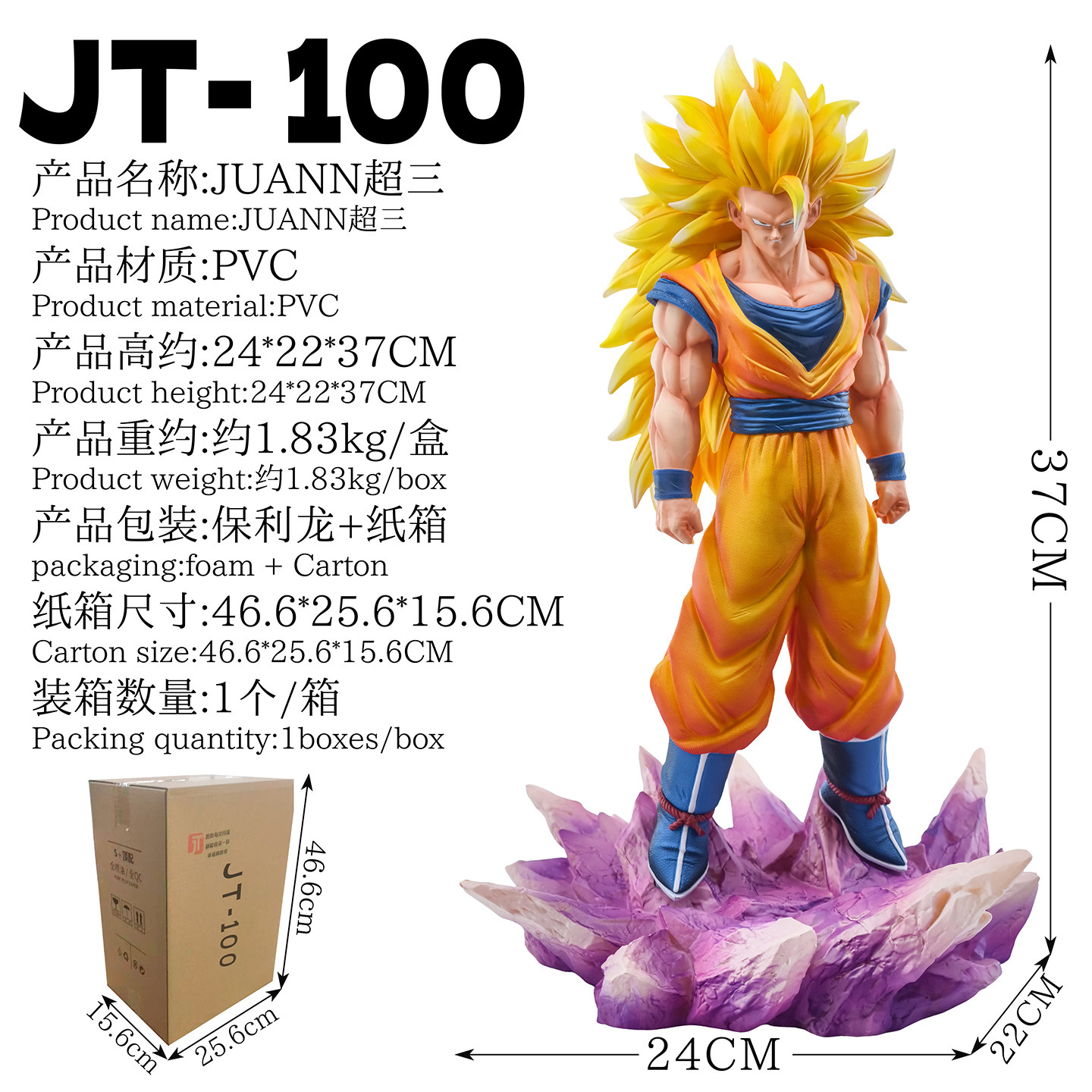 Juann Dragon Ball Z Super Saiy - Resin Art Goku incelemesi ve fiyatı
