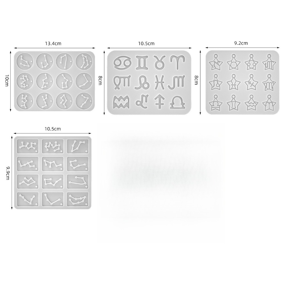 4 stilleri Basit Çok Amaçlı 12 - Resin Art Alphabet incelemesi ve fiyatı