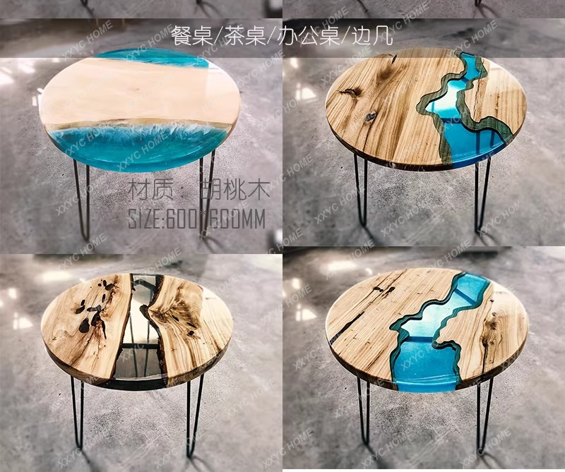 Yaratıcı sanat yemek masası ep - Resin Art Coffee Table incelemesi ve fiyatı