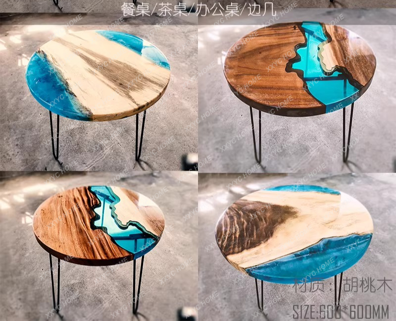 Yaratıcı sanat yemek masası ep - Resin Art Coffee Table incelemesi ve fiyatı