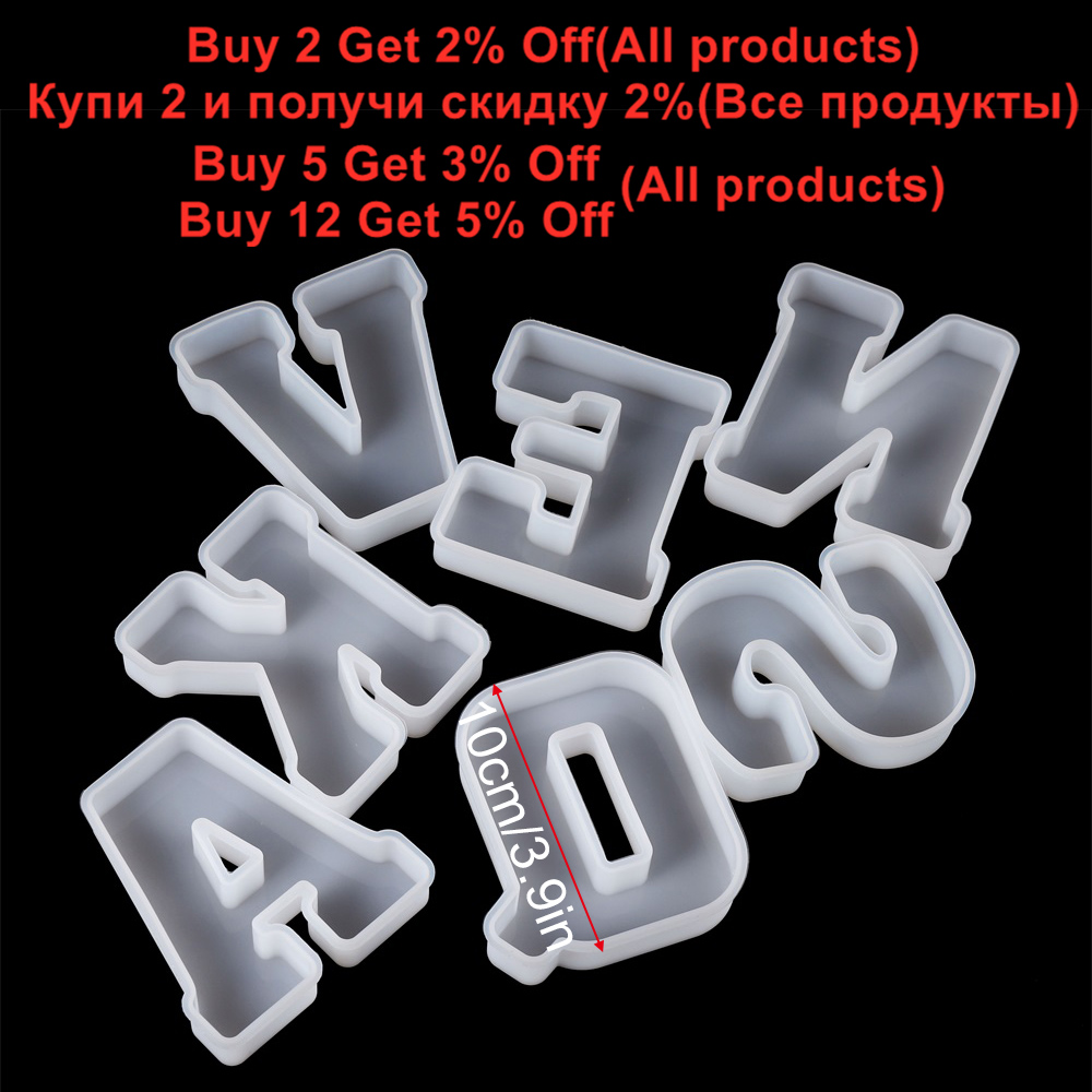 3 boyutları A - Z Mektup Silik - Resin Art Alphabet incelemesi ve fiyatı
