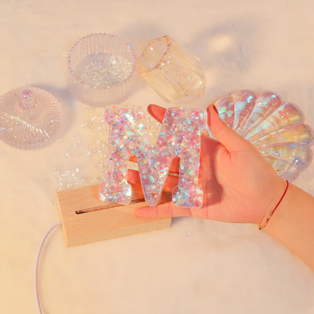3 boyutları A - Z Mektup Silik - Resin Art Alphabet incelemesi ve fiyatı