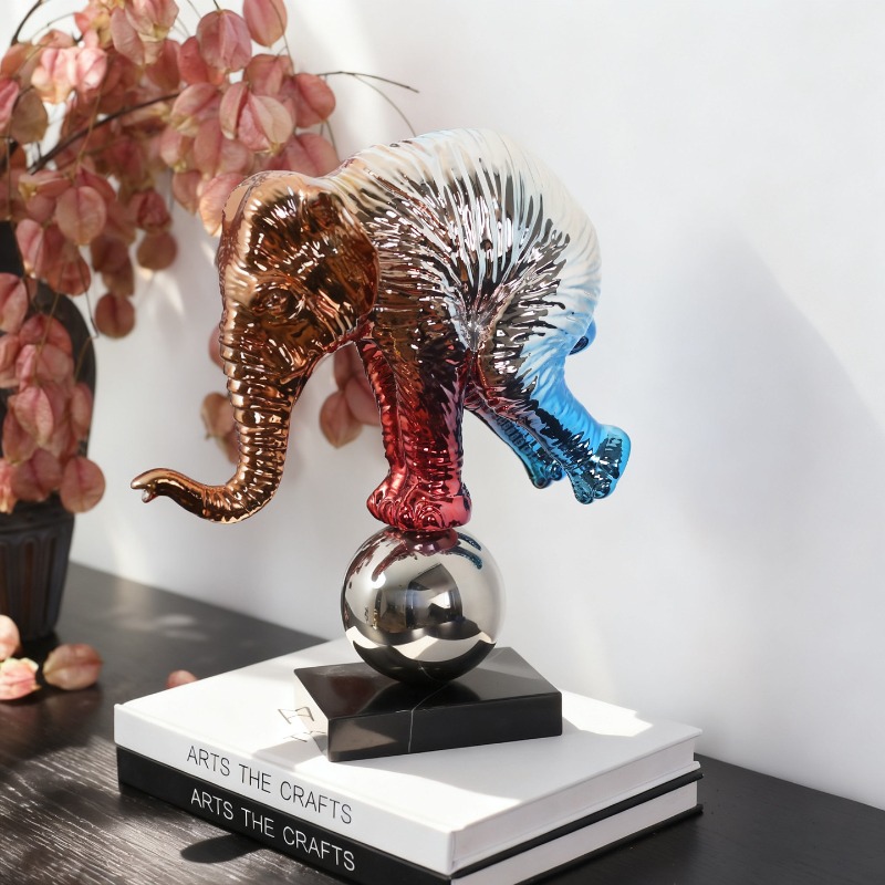 Renkli Graffiti Fil Heykeli Re - Resin Art For Anniversary Gift incelemesi ve fiyatı