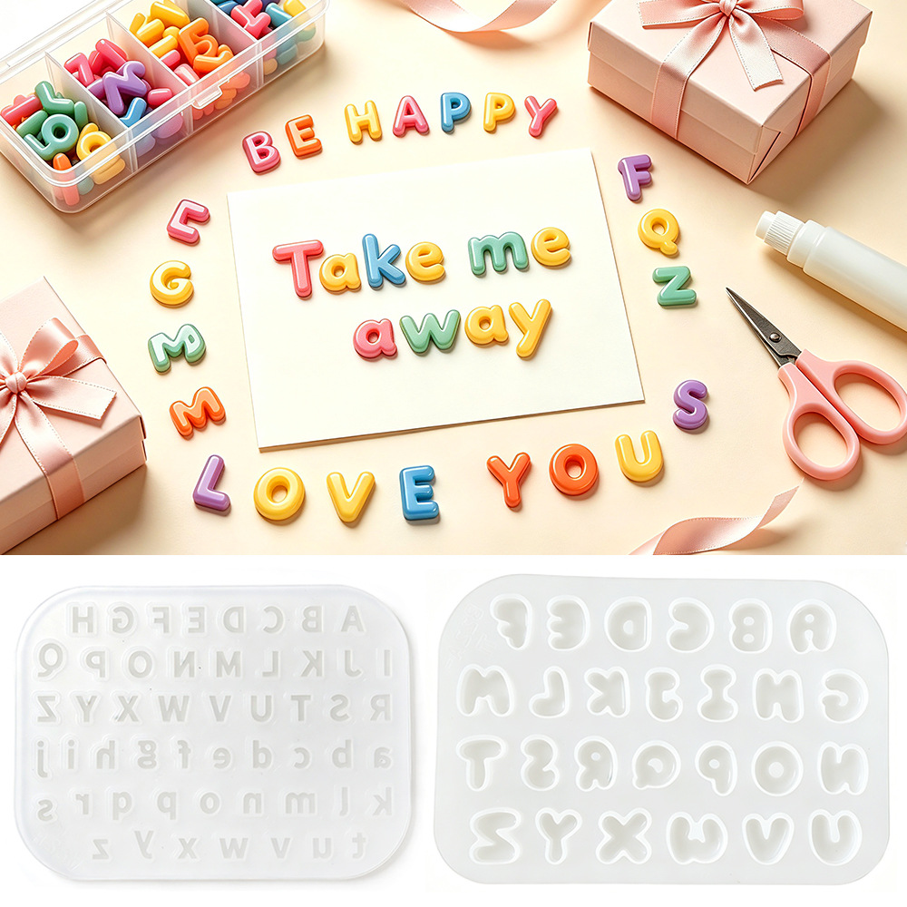 2 adet Mini Mektup silikon kal - Resin Art Alphabet incelemesi ve fiyatı