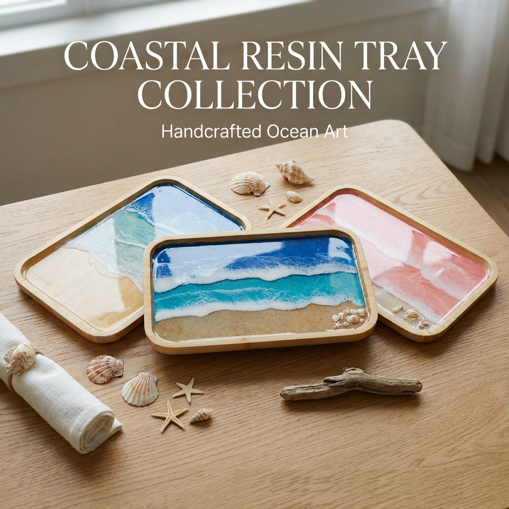 Epoksi Reçine Okyanus Sanatı D - Resin Art Coffee Table incelemesi ve fiyatı