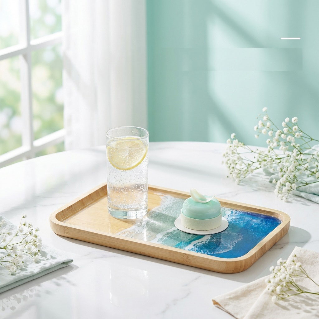 Epoksi Reçine Okyanus Sanatı D - Resin Art Coffee Table incelemesi ve fiyatı