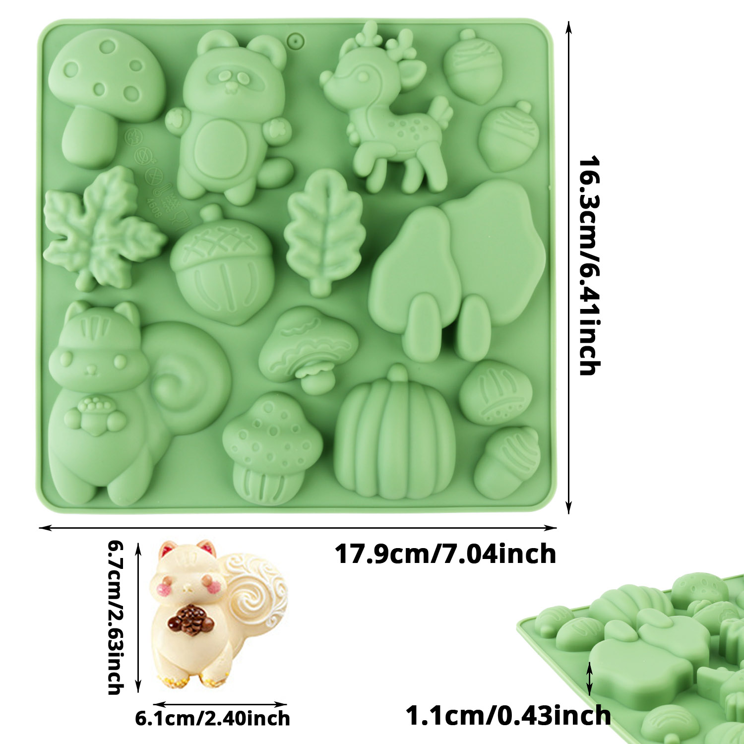 Sincap ve Geyik Şeklinde Hayva - Resin Art Things incelemesi ve fiyatı