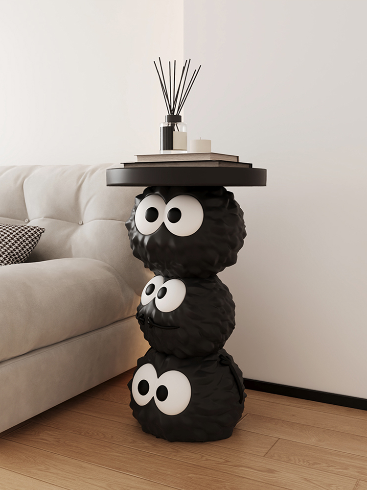 Yaratıcı karikatür kömür topu  - Resin Art Coffee Table incelemesi ve fiyatı