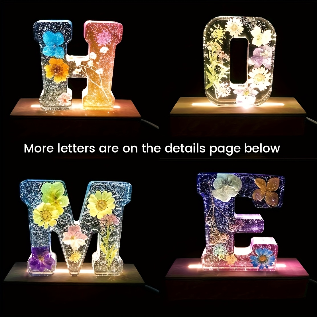 7 İnç Büyük Harf Reçine Kalıbı - Resin Art Alphabet incelemesi ve fiyatı
