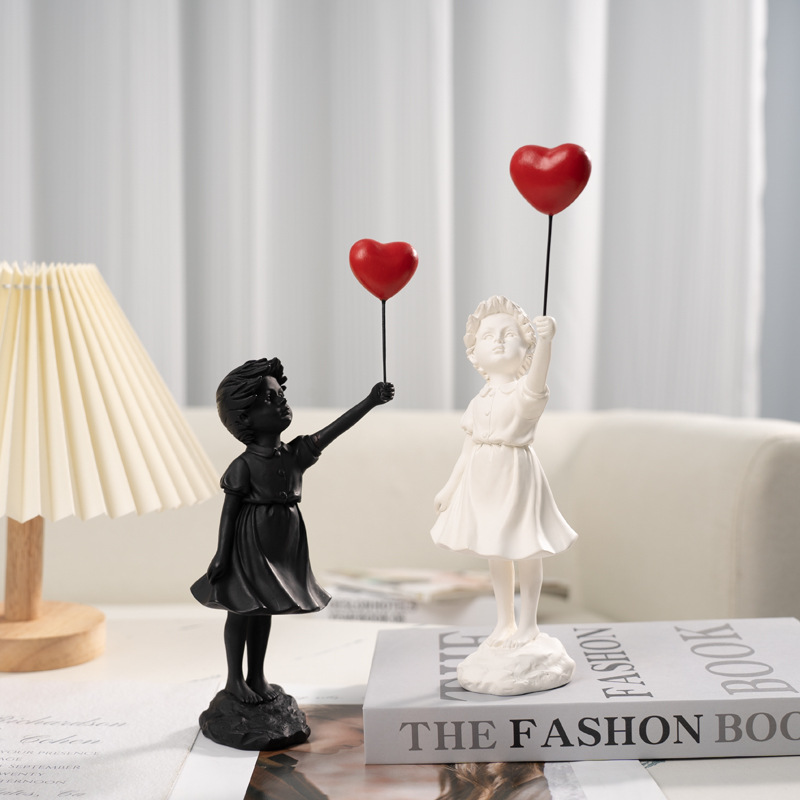 Banksy Heykelciği Sanat Eseri  - Resin Art For Anniversary Gift incelemesi ve fiyatı