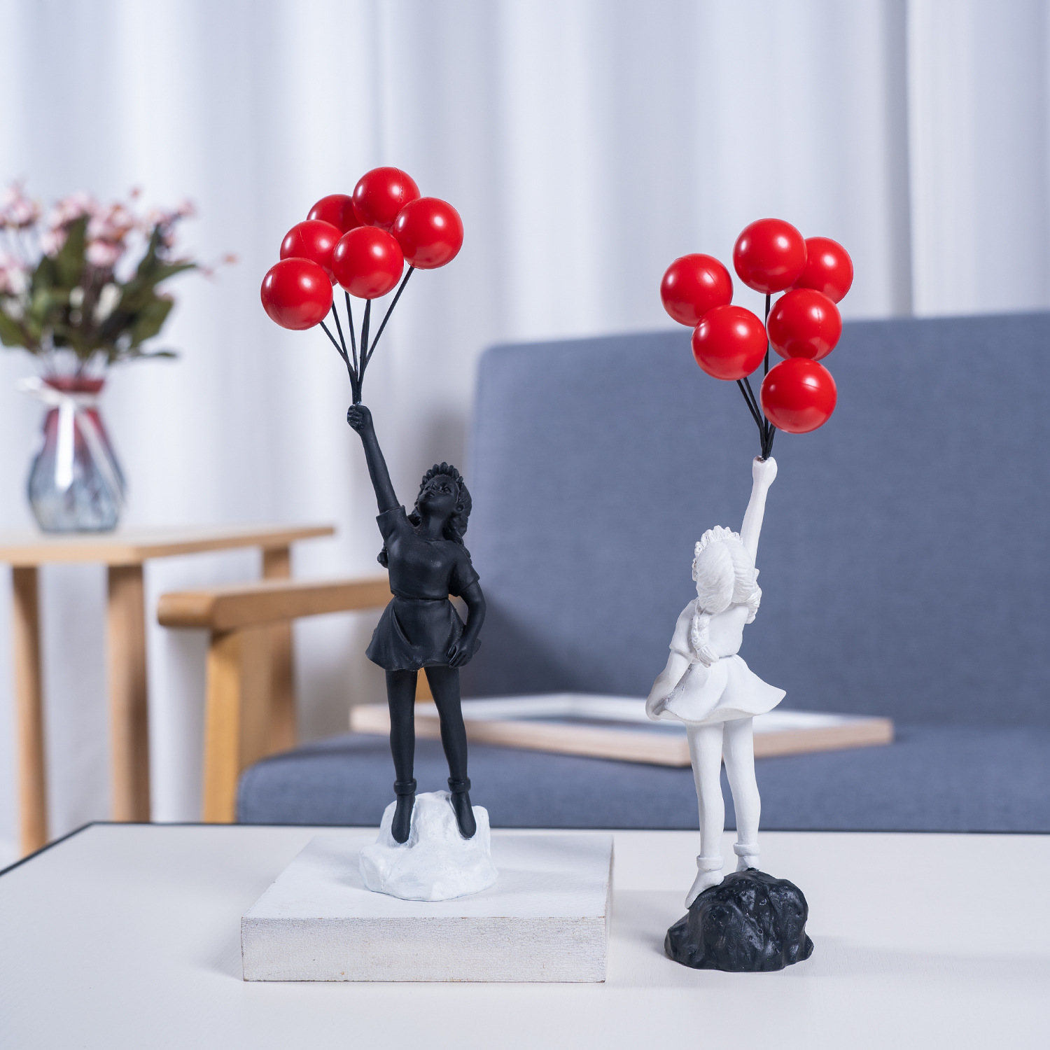 Banksy Heykelciği Sanat Eseri  - Resin Art For Anniversary Gift incelemesi ve fiyatı